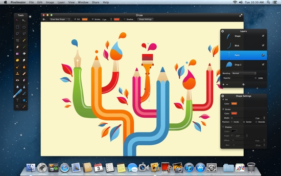 Pixelmator-Shape_Tools