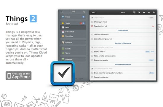 Things iPad – Web header